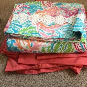 Lilly Pulitzer King Size Lets Cha Cha Duvet Cover